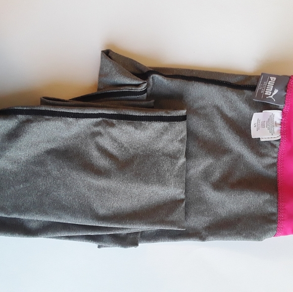 Puma Girls pink and silver pant/leggings L - Picture 11 of 11